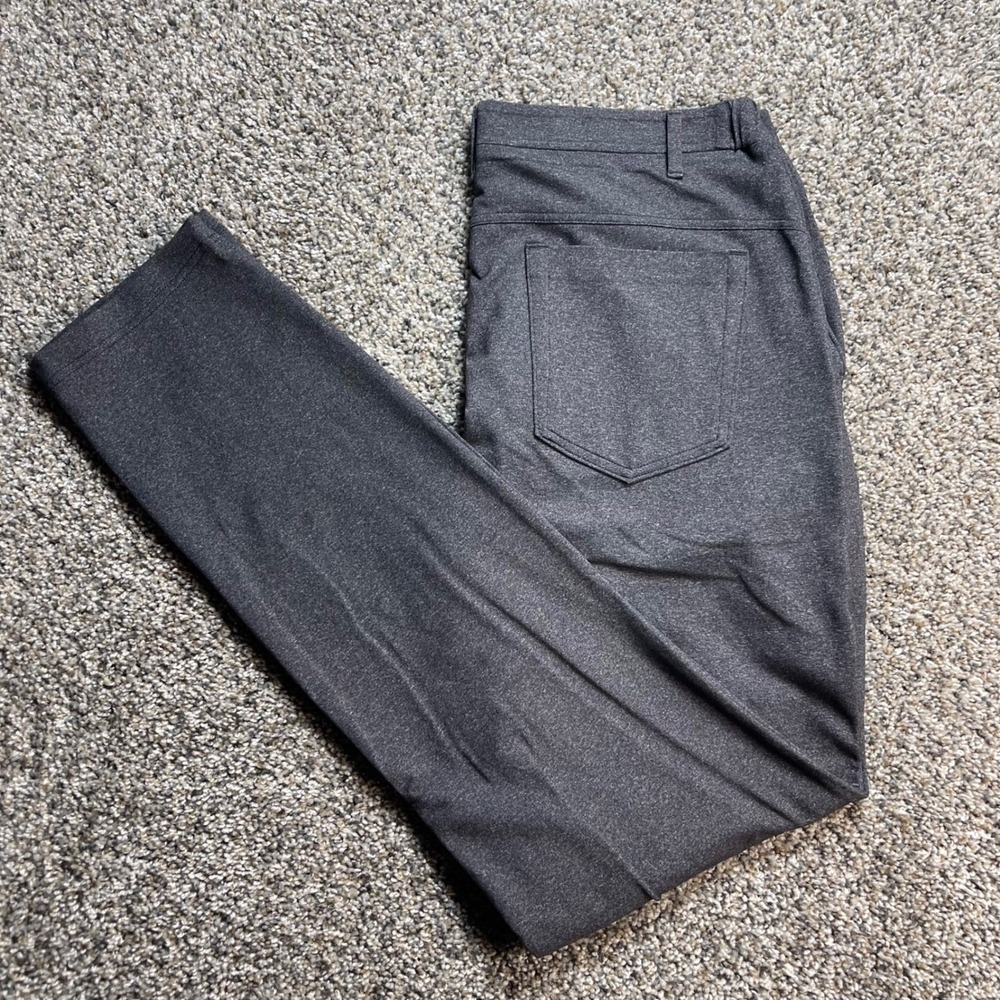 Public Rec Workday Men's 34x35 Pants Charcoal Grey Stretch Performance Trousers